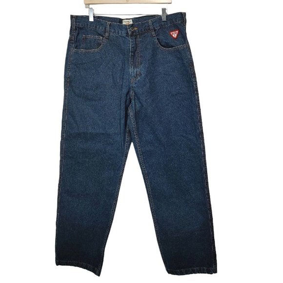 TICOMELA FR CAT2 Jean's Flame Resistant 100% Cotton Pre-Washed Fire Retardant - Picture 1 of 8